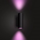 Philips Hue 17463/30/P7 LED Außenwandleuchte Appear 2x8W | RGB - White and Color Ambiance