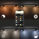 Philips Hue 50607/30/P7 LED Deckenleuchter Centris 4x5,7W + 40W | GU10 | 2000-6500K | RGB - Bluetooth Smart