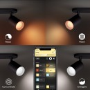 Philips Hue 50634/30/P7 Decken- und Spotleuchte Fugato 4x5,7W | GU10 | 2000-6500K | RGB - Bluetooth, White and Color Ambiance