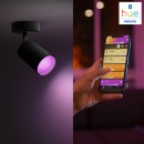 Philips Hue 50634/30/P7 Decken- und Spotleuchte Fugato 4x5,7W | GU10 | 2000-6500K | RGB - Bluetooth, White and Color Ambiance