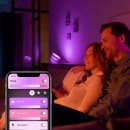 Philips Hue 8719514264489 LED Lampe Iris 4 Generation 1x8,1W | 2000-6500K - Bluetooth, White and Color Ambiance, schwarz