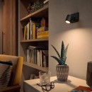 Philips Hue 8719514338326 LED-Wandlampe Runner 1x5w | Gu10 | 350lm | 2200-6500K - Bluetooth, dimmbare, Fernbedienung, White Ambiance, schwarz