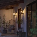 Philips Hue 8719514388512 LED-Außenwandleuchte Inara 1x7W | E27 | 550lm | 2100K | IP44 - schwarz, weiß