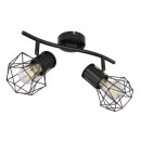 Globo 54017-2 Deckenstrahler Priska 2x40W | E27 - schwarz