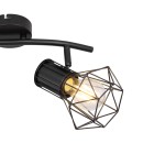 Globo 54017-2 Deckenstrahler Priska 2x40W | E27 - schwarz