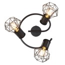 Globo 54017-3 Pendelleuchte Priska 2x40W | E27 - schwarz