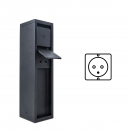 Lutec 9702202012 Außen Steckdosensäule Mains | IP54