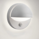 Philips 16246/87/16 Außenwandleuchte June 1x 42W | E27 | IP44 - mit Bewegungssensor, Grau