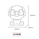 Globo PUPPY 21761B LED Tischlampe | 1W LED | 32lm | 3000K