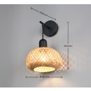 Trio TR21871736 Wandleuchte LEONIE E27