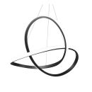 Trio R32051432 LED-Deckenleuchte Course 1x27,5W | 3150lm | 4000K - dimmbar, Dimmschalter, schwarz