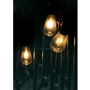 Trio R35146132 LED Solar Außenpendelleuchten Set Campus 3x0,1W | IP44 - 3er-Set, schwarz