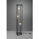 Trio R40193032 Stehleuchtes Leuchte Vito 3x40w | E27 - Fußschalter, matt schwarz