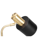Trio R41041080 Stehleuchte Adam 1x10W | E27 - schwarz, gold