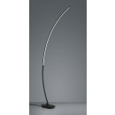 TRIO R42791132 LED Stehleuchte Solo 1x11W | 1100L | 3000K | IP20 - Fußschalter, schwarz