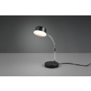Trio R52501102 LED-Tischleuchte KIKO 1x45w | 300lm | 3000K - Flexibler Arm, Netzschalter am Körper, schwarz