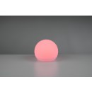 Trio R55326101 LED Garten Solar Tischleuchte Melo 1x0,5W | 30lm | 3000 K | IP67 | RGB-Dämmerungssensor, Memoryfunktion, Schalter am Gehäuse, Fernbedienung, weiß