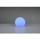 Trio R55326101 LED Garten Solar Tischleuchte Melo 1x0,5W | 30lm | 3000 K | IP67 | RGB-Dämmerungssensor, Memoryfunktion, Schalter am Gehäuse, Fernbedienung, weiß