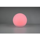 Trio R55326901 LED Garten Solar Tischleuchte Melo 1x0,5W | 30lm | 3000 K | IP67 | RGB-Dämmerungssensor, Memoryfunktion, Fernbedienung, Schalter am Gehäuse, weiß