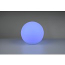 Trio R55326901 LED Garten Solar Tischleuchte Melo 1x0,5W | 30lm | 3000 K | IP67 | RGB-Dämmerungssensor, Memoryfunktion, Fernbedienung, Schalter am Gehäuse, weiß