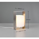 Trio TR55751007 Tischlampe PAIL E27