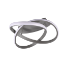 Trio R62051407 LED-Pendel-Deckenleuchte Course 1x18W | 2400lm | 4000K - dimmbar, Dimmschalter, Nickel matt