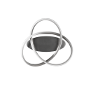 Trio R62051407 LED-Pendel-Deckenleuchte Course 1x18W | 2400lm | 4000K - dimmbar, Dimmschalter, Nickel matt