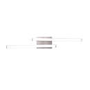 Trio R62472407 LED Deckenleuchte Route 2x5W | 1200lm | 4000K - mattes Nickel