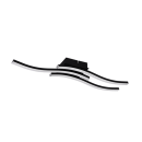 Trio R62473432 LED Deckenleuchte Route 3x5W | 1800lm | 4000 K - schwarz