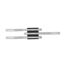 Trio R62473432 LED Deckenleuchte Route 3x5W | 1800lm | 4000 K - schwarz