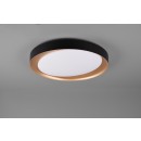 TRIO R62712402 LED Deckenleuchte Zeta 1x24W | 2000L | 2700-6500K | IP20 - dimmbar, Temperatureinstellung, Fernbedienung, schwarz und weiß