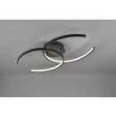 TRIO R67011142 LED Kronleuchter Cocos 2x10W | 2600lm | 3000K - schwarz, Switch Dimmer