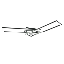 Trio R67183132 LED Deckenleuchte Twister 1x30W | 4500lm | 2700-6000K - Fernbedienung, regelbar, dimmbar, schwarz