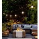 Trio TR74771932 LED Lichterkette für den Außenbereich CHAIN | 1W E27 | 10x80lm | 3000K