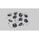 Trio TR74771932 LED Lichterkette für den Außenbereich CHAIN | 1W E27 | 10x80lm | 3000K