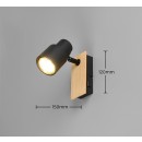 Trio TR81981732 Spot-Wandleuchte PIERRE GU10