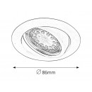 Rabalux 1051 Lite Taschenlampe LED Einbaustrahler 3-Set 3x3W IP40