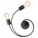 Rabalux 2094 Carly Wandleuchte schwarz LED E27 2x15W