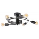 Rabalux 2096 Carly Deckenleuchte schwarz LED E27 5x15W