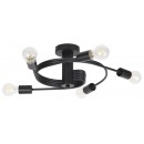 Rabalux 2096 Carly Deckenleuchte schwarz LED E27 5x15W