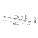 Rabalux 3909 Picture Slim Bildleuchte LED 8W