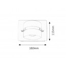 Rabalux 5489 Tony Badleuchte LED 5W Chrom IP44 4000K