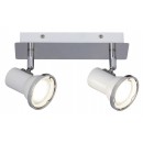 Rabalux 5498 Steve Badleuchte Spot LED GU10 2x4 5W IP44 Chrom 4000K