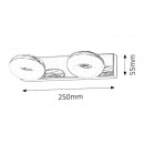Rabalux 5717 Beata LED Wandleuchte 2x 5W = 930lm 4000K