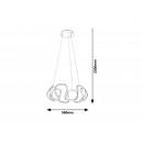 Rabalux 5770 LED Hängeleuchte Deckenleuchte Palmira 38W | 3000K