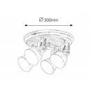 Rabalux 5969 VIVIENNE Spot / Deckenleuchte 4xE14