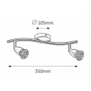 Rabalux 5993 Norman Deckenleuchte GU10 3x MAX 50W