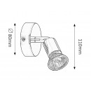 Rabalux 6045 Norton Wandleuchte Spot GU10 1 x MAX 50W