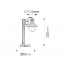 Rabalux 8165 Odessa Stehlampe 1xE27 IP44