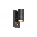 Rabalux 8834 Medina Außenwandleuchte mit Sensor schwarz GU10 max 10W IP44